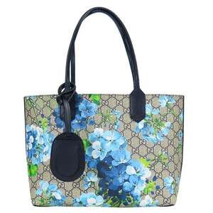 GUCCI Cream Leather Tote Bag